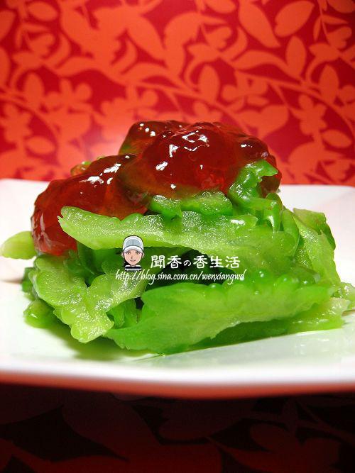 草莓凉瓜的做法(草莓酱凉拌苦瓜)
